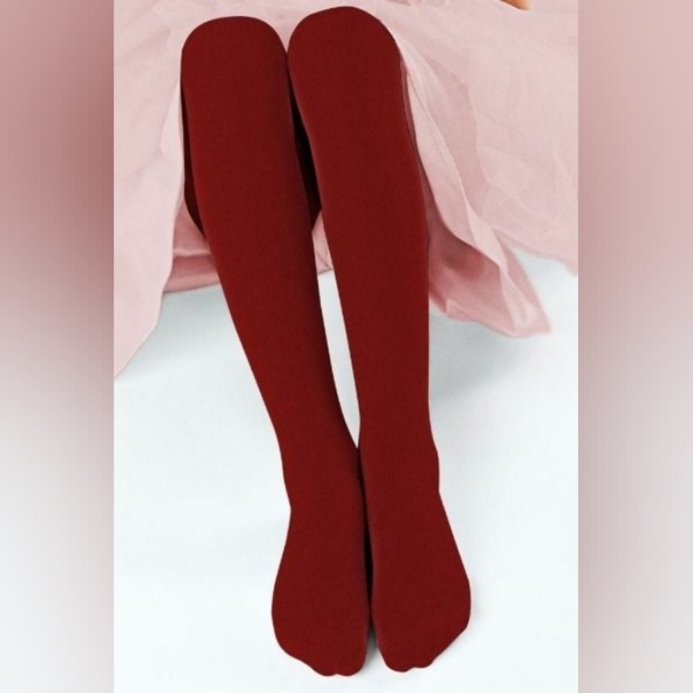 Elegant Girls Scarlet Burgundy Tights 4 sizes available